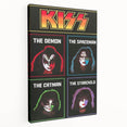 KISS Retro Wall Art Vintage Prints Band Members Tribute Poster
