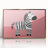 Adorable Zebra Wall Art - Girls Room & Nursery Animal Decor