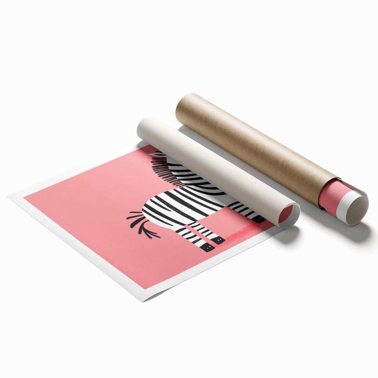 Adorable Zebra Wall Art - Girls Room & Nursery Animal Decor