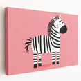 Adorable Zebra Wall Art - Girls Room & Nursery Animal Decor
