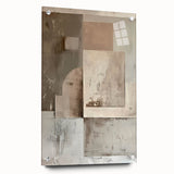 Custom Dining Room Wall Decor - Neutral Abstract Textured Art