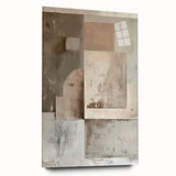 Custom Dining Room Wall Decor - Neutral Abstract Textured Art