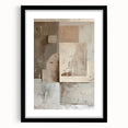 Custom Dining Room Wall Decor - Neutral Abstract Textured Art