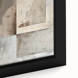 Custom Dining Room Wall Decor - Neutral Abstract Textured Art