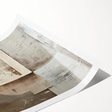 Custom Dining Room Wall Decor - Neutral Abstract Textured Art