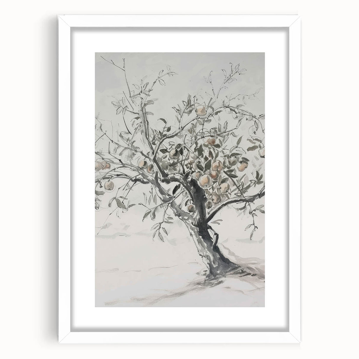 Abstract floral frame design with a white mat, showcasing vibrant colors and intricate patterns, perfect for modern home decor and art enthusiasts.