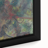 Expressionist Art - Poachers Abstract Expressionism Wildlife Wall Art