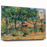 Impressionist Landscape Wall Art - House in Provence by Cézanne Print