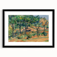 Impressionist Landscape Wall Art - House in Provence by Cézanne Print