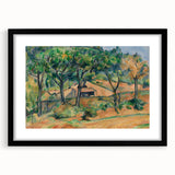 Impressionist Landscape Wall Art - House in Provence by Cézanne Print