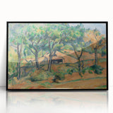 Impressionist Landscape Wall Art - House in Provence by Cézanne Print