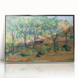 Impressionist Landscape Wall Art - House in Provence by Cézanne Print