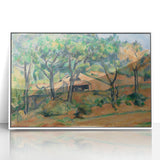 Impressionist Landscape Wall Art - House in Provence by Cézanne Print