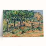 Impressionist Landscape Wall Art - House in Provence by Cézanne Print
