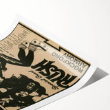 KISS & Rush Retro Wall Art Vintage Prints Rock Concert Poster