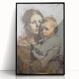 Framed abstract figurative artwork in black acrylic, showcasing dynamic shapes and modern design elements. Ideal for contemporary decor and art enthusiasts.