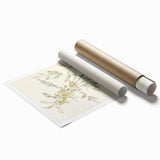 Vibrant abstract floral rolled print showcasing bold colors and intricate patterns, perfect for modern home decor. Packaged securely in a protective tube.