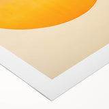 Abstract minimalist wall art on rolled canvas, showcasing soft pastel colors and geometric shapes, perfect for modern home decor and artistic expression.