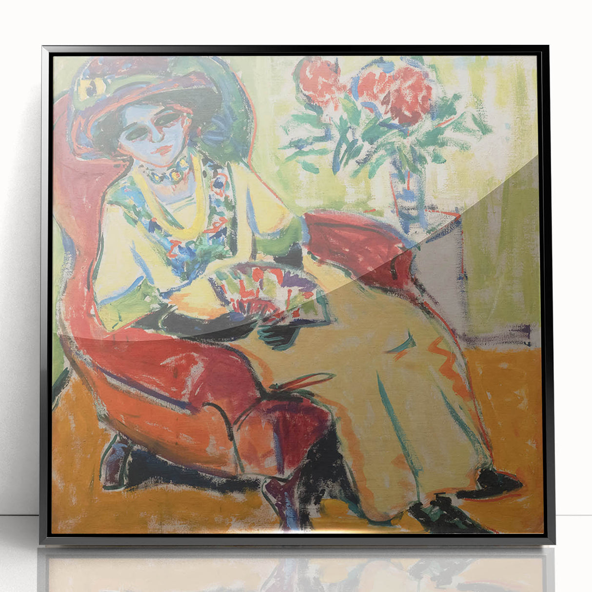 Expressionist Art - Portrait of Dodo Abstract Expressionism Wall Art