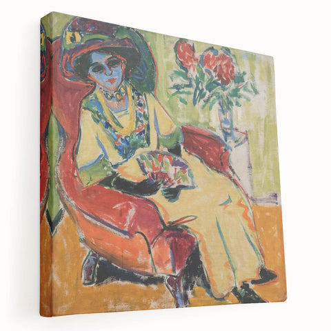 Expressionist Art - Portrait of Dodo Abstract Expressionism Wall Art
