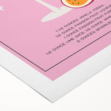 Art deco poster of cocktails in muted gold and black on rolled canvas, suitable for dining room wall art.