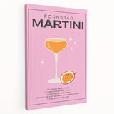 Large canvas print featuring assorted colorful fruit and beverages, ideal for kitchen wall art.