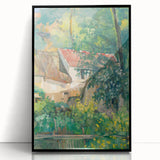 Impressionist Landscape Wall Art - Cézanne's House of Père Lacroix Print