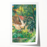 Impressionist Landscape Wall Art - Cézanne's House of Père Lacroix Print