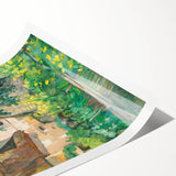 Impressionist Landscape Wall Art - Cézanne's House of Père Lacroix Print
