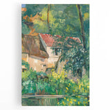 Impressionist Landscape Wall Art - Cézanne's House of Père Lacroix Print