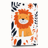 Playful Lion Wall Art - Girls Room & Nursery Safari Decor