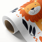 Playful Lion Wall Art - Girls Room & Nursery Safari Decor
