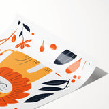 Playful Lion Wall Art - Girls Room & Nursery Safari Decor