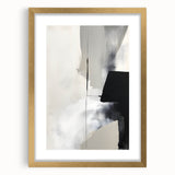 Modern Dining Room Art – Black and White Abstract Wall Decor