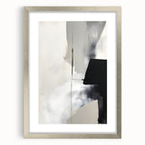 Modern Dining Room Art – Black and White Abstract Wall Decor