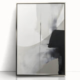 Modern Dining Room Art – Black and White Abstract Wall Decor