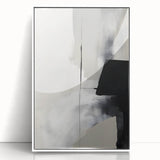 Modern Dining Room Art – Black and White Abstract Wall Decor
