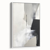 Modern Dining Room Art – Black and White Abstract Wall Decor