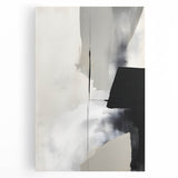 Modern Dining Room Art – Black and White Abstract Wall Decor