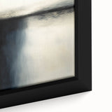 Close-up of an abstract landscape framed canvas artwork showcasing vibrant colors and intricate textures, ideal for modern home decor and artistic expression.