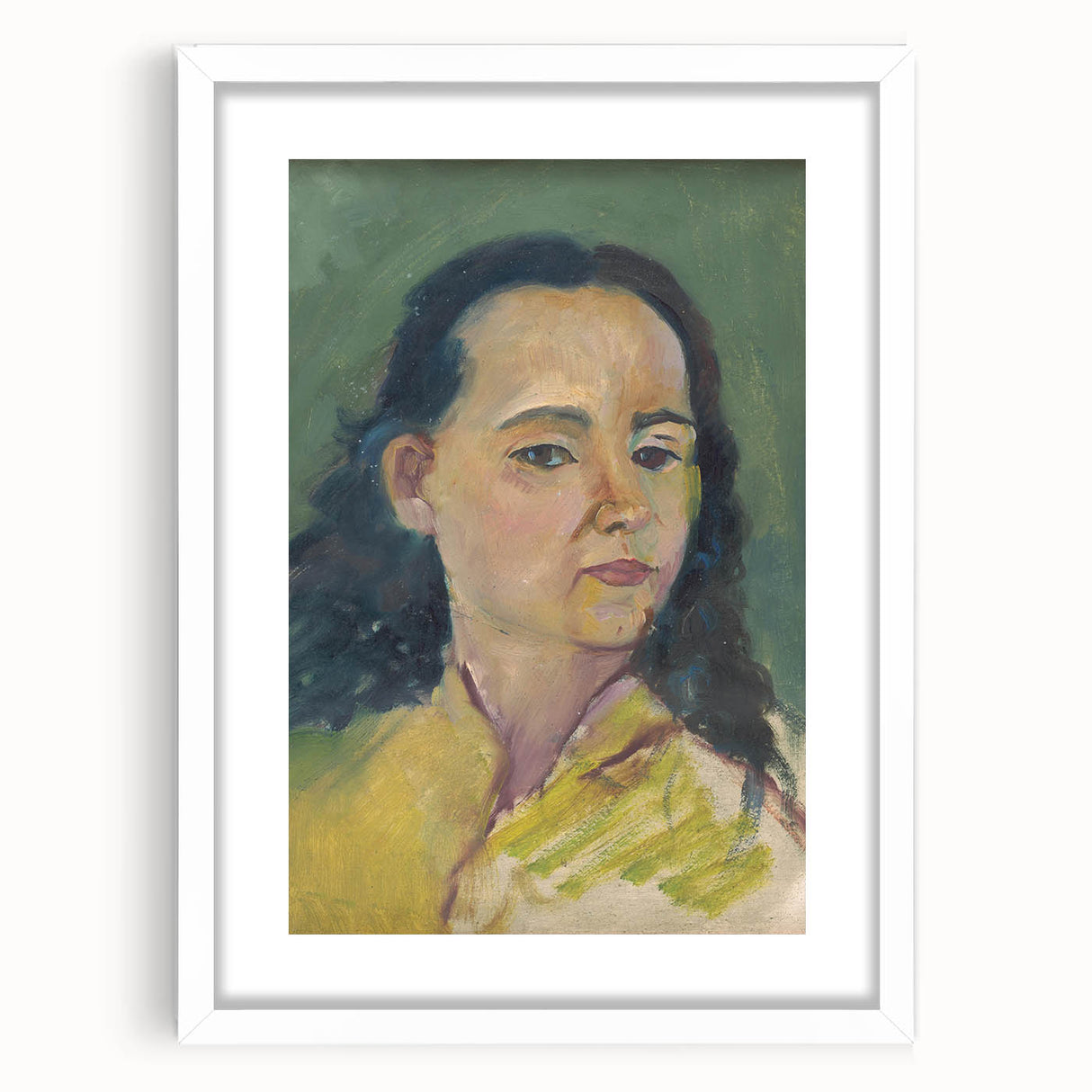 Expressionist Art - Portrait of a Woman Abstract Wall Art for Sale