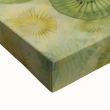 Large art depicting a close-up of various fruits in black and white on stretched canvas, suitable for bedroom wall decor.