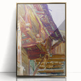 Chalet - Rustic Alpine Charm by John Singer Sargent, Watercolor Wall Art