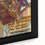 Chalet - Rustic Alpine Charm by John Singer Sargent, Watercolor Wall Art