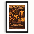 Korn & Rob Zombie Retro Wall Art Vintage Rock Concert Poster
