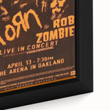 Korn & Rob Zombie Retro Wall Art Vintage Rock Concert Poster