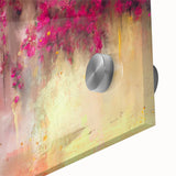 Fuchsia Floral Cascade – Modern Abstract Wall Art for Living Room