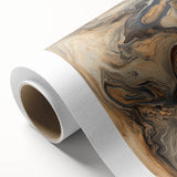 Luxury Abstract Office Wall Art - Beige & Blue Corporate Decor