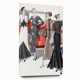 Glamorous Art Deco Wall Art – 1920s Fashion Scene with Vintage Elegance