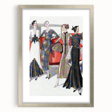 Glamorous Art Deco Wall Art – 1920s Fashion Scene with Vintage Elegance